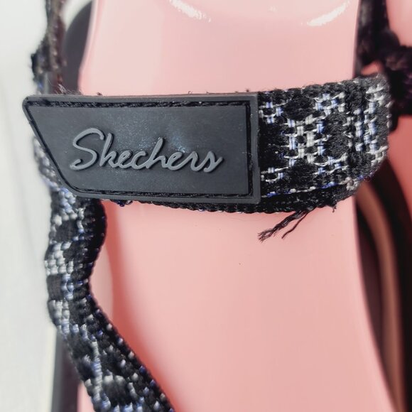 Skechers Women's Black Reggae Cup-My Bestie Sport Sandal Size US 7 - Picture 8 of 12